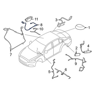 Lincoln OE - Rear Antenna Cable