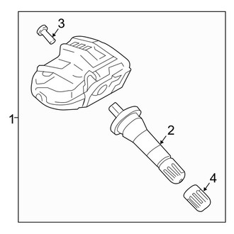 Lincoln OE - Electrical - Tire Pressure Monitor Components