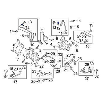 Lincoln OE - Turbocharger Oil Line Gasket
