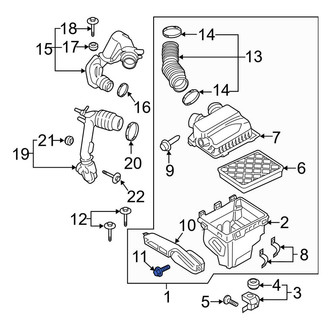 Lincoln OE - Engine Air Intake Hose Screw