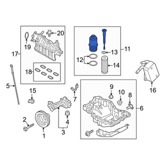 Lincoln OE - Engine Oil Filter Housing