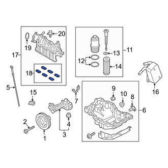 Lincoln OE - Engine Intake Manifold Gasket