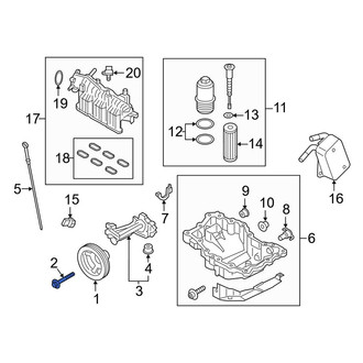Lincoln OE - Engine Crankshaft Pulley Bolt