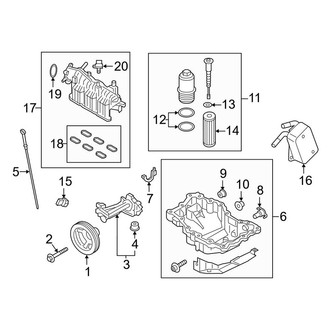Lincoln OE - Engine / Transaxle - Engine Parts (3.0L)