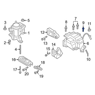 Lincoln OE - Automatic Transmission Mount Bolt