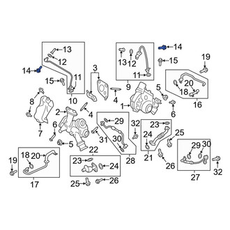 Lincoln OE - Vapor Canister Purge Valve Assembly Screw