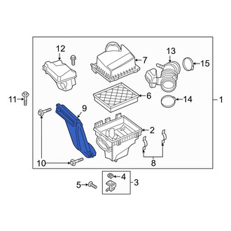 Lincoln OE - Rear Engine Air Intake Hose