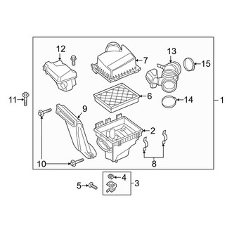 Lincoln OE - Engine / Transaxle - Air Intake (3.7L)
