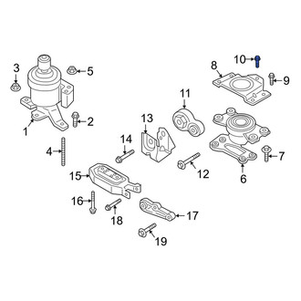 Lincoln OE - Automatic Transmission Mount Bolt