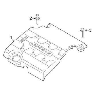 Lincoln OE - Engine / Transaxle - Engine Appearance Cover (3.7L)