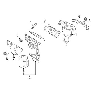 Lincoln OE - Exhaust System - Manifold (3.7L)