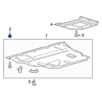 Lincoln OE - Bumper Cover Support Rail Clip