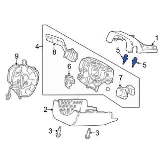 Lincoln OE - Steering Column Switch Housing Screw