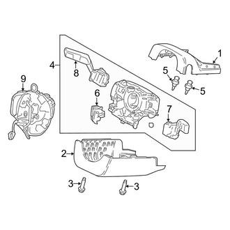 Lincoln OE - Steering Column - Shroud, Switches & Levers