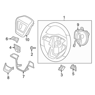 Lincoln OE - Steering Wheel & Trim (W/O Active Steering)