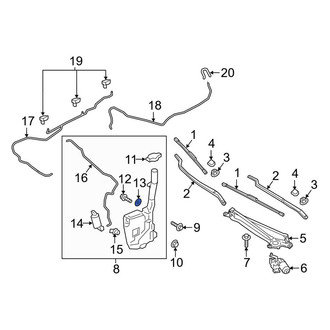 Lincoln OE - Washer Fluid Level Sensor Seal