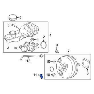 Lincoln OE - Power Brake Booster Vacuum Sensor