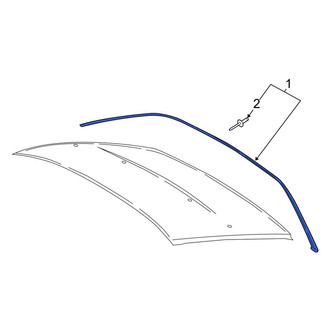 Lincoln OE - Left Roof Molding