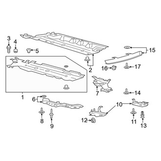 Lincoln OE - Pillars, Rocker & Floor - Under Cover & Splash Shields