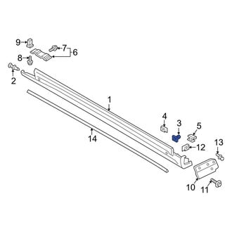 Lincoln OE - Door Molding Clip
