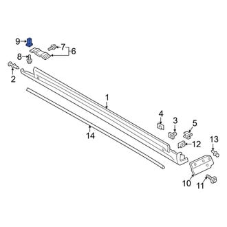 Lincoln OE - Rocker Panel Molding Nut