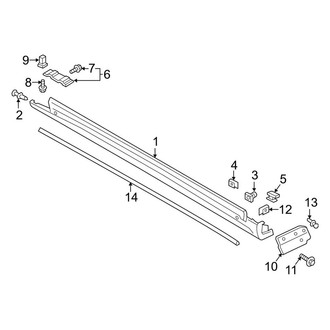 Lincoln OE - Pillars, Rocker & Floor - Exterior Trim