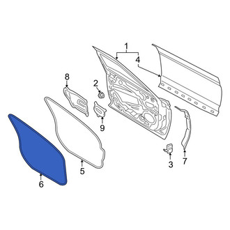Lincoln OE - Front Inner Door Seal
