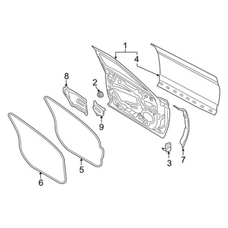 Lincoln OE - Front Door - Door & Components