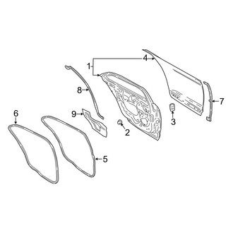 Lincoln OE - Rear Door - Door & Components