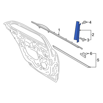 Lincoln OE - Rear Left Door Applique