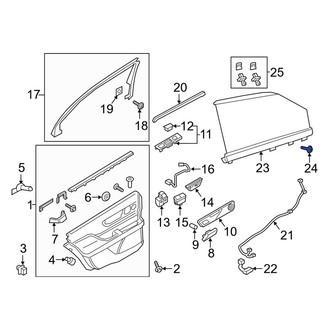 Lincoln OE - Window Shade Screw