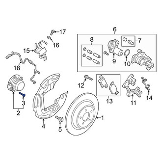 Lincoln OE - Wheel Lug Stud