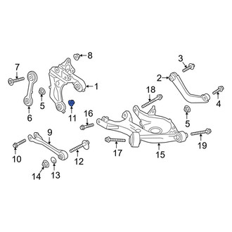 Lincoln OE - Suspension Trailing Arm Nut