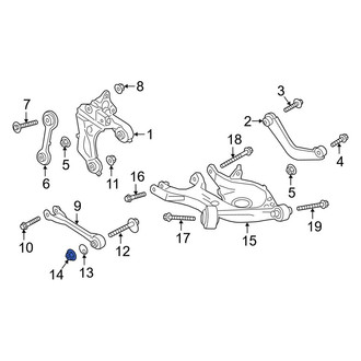 Lincoln OE - Suspension Trailing Arm Nut