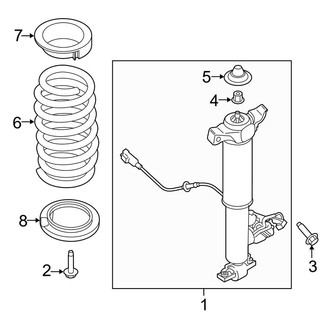 Lincoln OE - Rear Suspension - Shocks & Components (FWD)