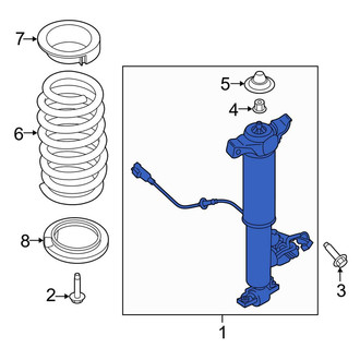 Lincoln OE - Rear Left Suspension Shock Absorber