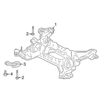 Lincoln OE - Rear Suspension - Suspension Mounting (AWD)