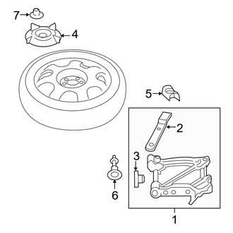 Lincoln OE - Rear Body & Floor - Jack & Components