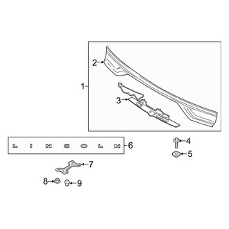 Lincoln OE - Trunk Lid - Exterior Trim