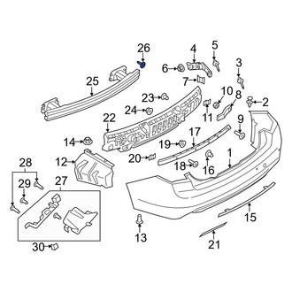 Lincoln OE - Trailer Hitch Receiver Bolt