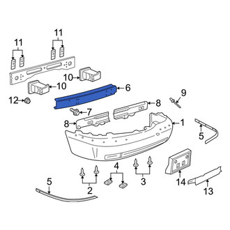 Lincoln OE - Front Bumper Impact Bar