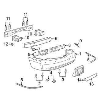 Lincoln OE - Front Bumper - Bumper & Components (Sedan)