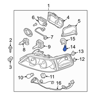 Lincoln OE - Turn Signal & Parking Light Bulb