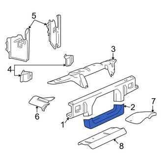 Lincoln OE - Front Lower Radiator Support Tie Bar