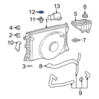 Lincoln OE - Left Engine Coolant Thermostat Housing Gasket