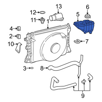 Lincoln OE - Engine Coolant Reservoir