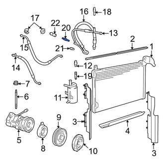 Lincoln OE - A/C Service Valve Core