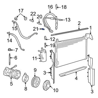 Lincoln OE - A/C Compressor Relief Valve