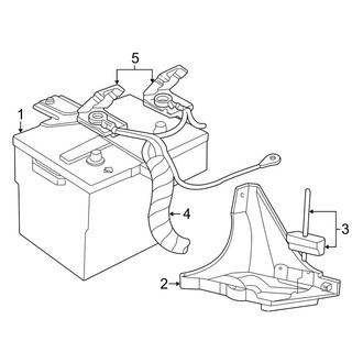 Lincoln OE - Electrical - Battery (Sedan)