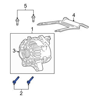 Lincoln OE - Alternator Bracket Bolt